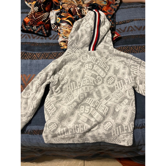 Boys Tommy Hilfiger Hoodie Size 2T Gray - Picture 3 of 3
